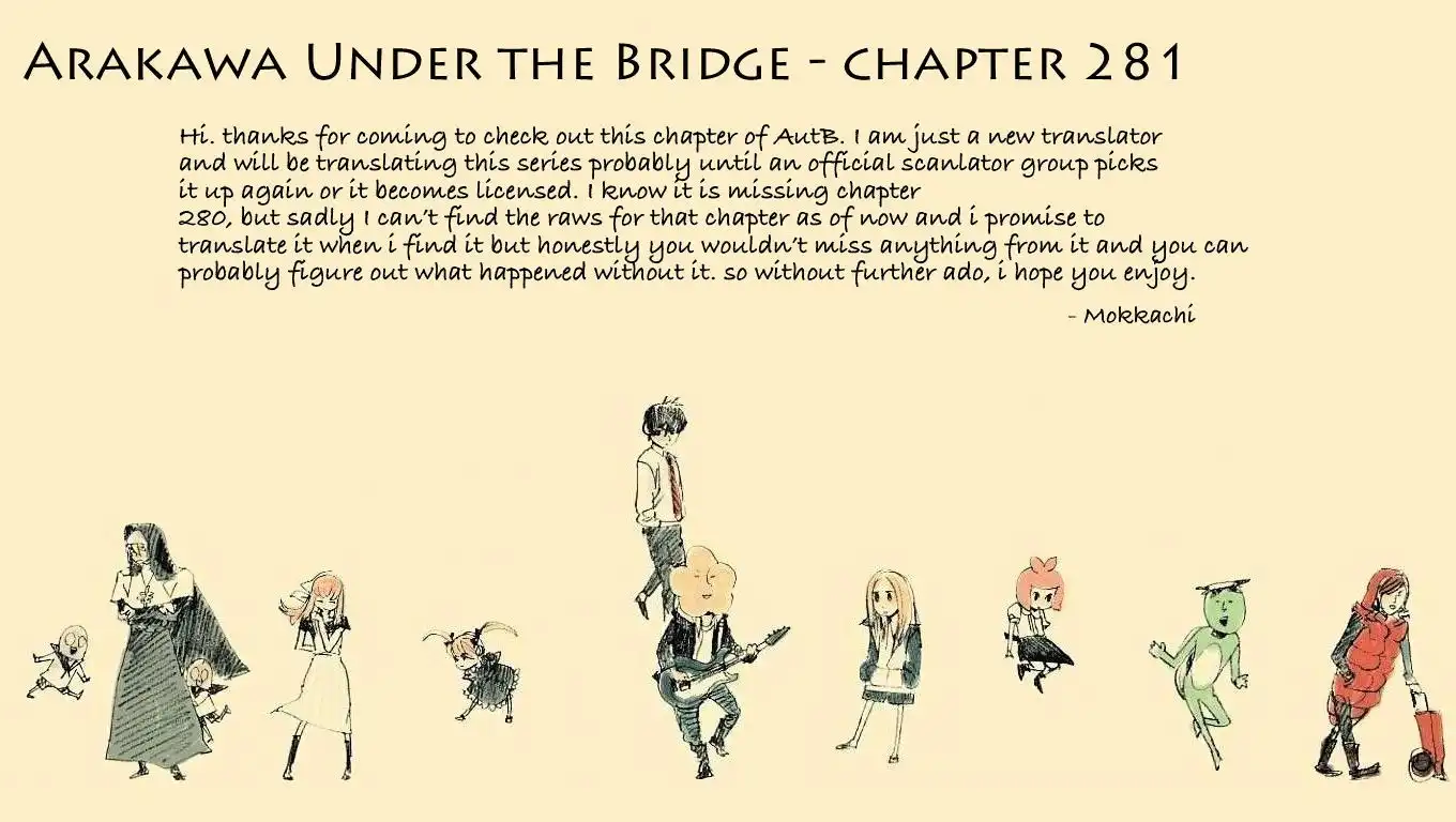 Arakawa Under the Bridge Chapter 281 1